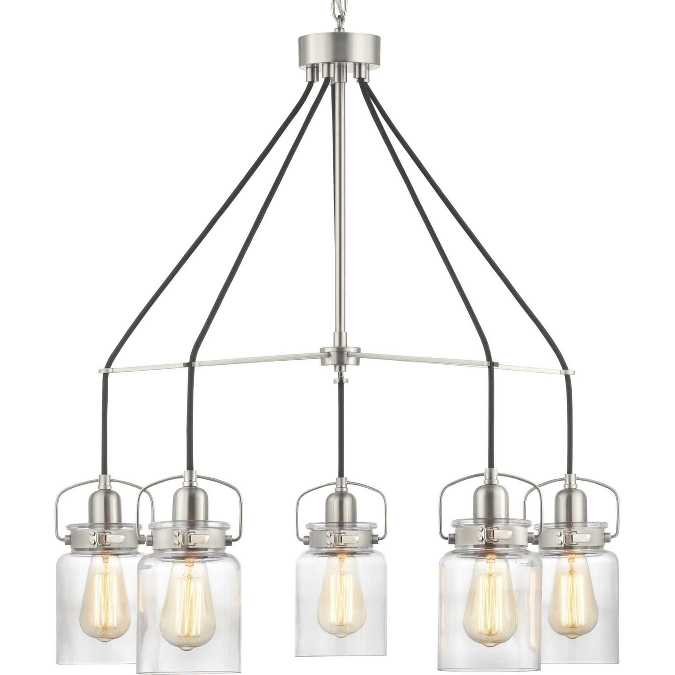 Calhoun 5-Light Chandelier in Brushed Nickel