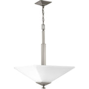 Clifton Heights Two Light Pendant in Brushed Nickel