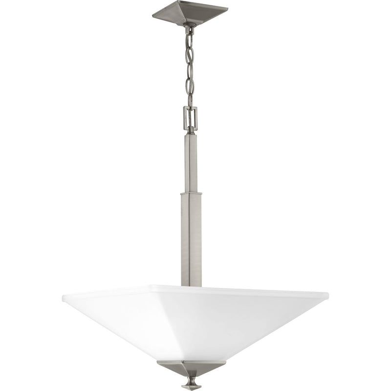 Clifton Heights Two Light Pendant in Brushed Nickel
