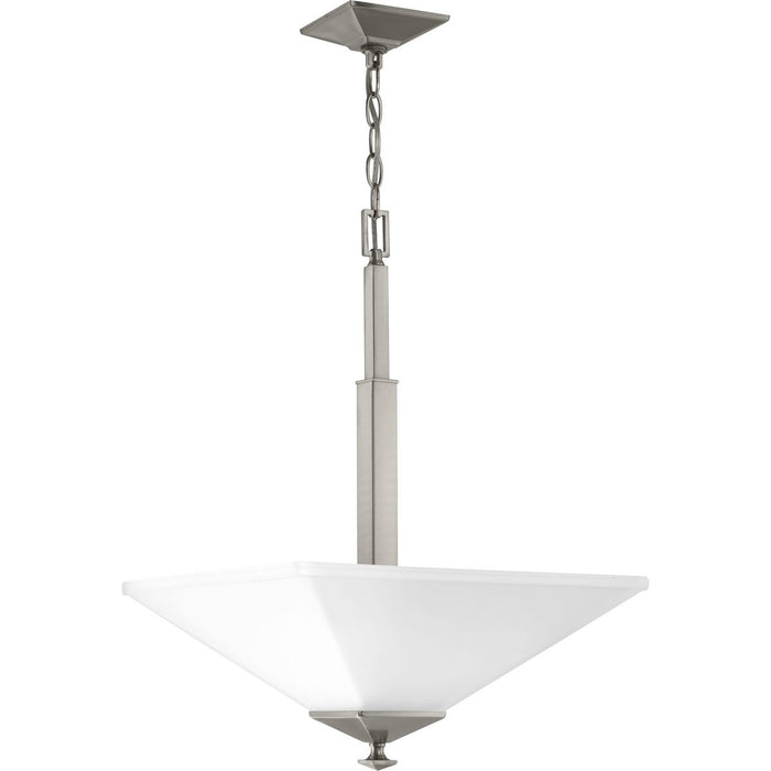 Clifton Heights Two Light Pendant in Brushed Nickel