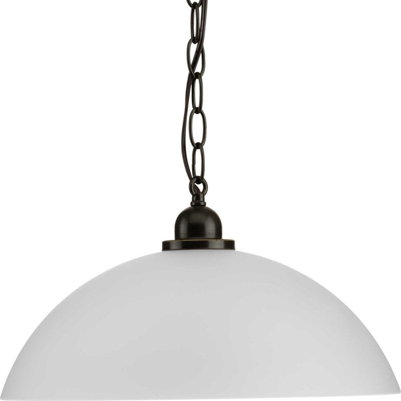 Classic Dome Pendant in Antique Bronze