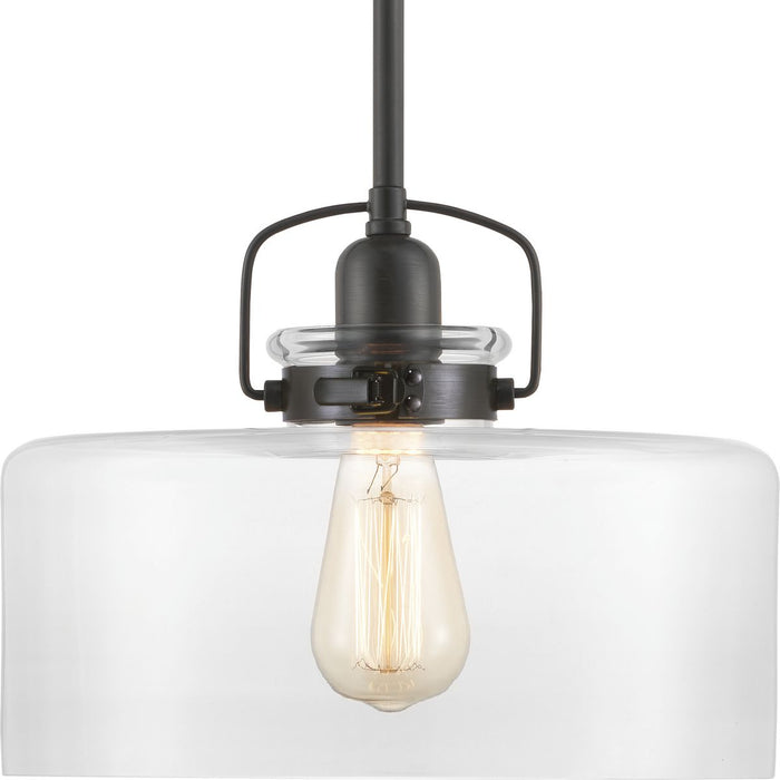 Calhoun One Light Pendant in Antique Bronze