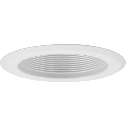 Recessed 5" Recessed Step Baffle Trim for 5" Housing in White