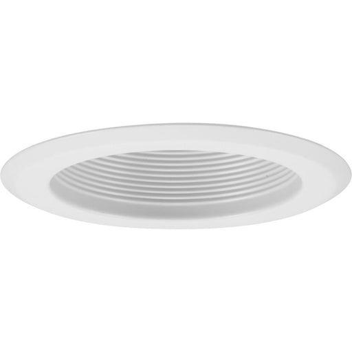 5" Recessed Step Baffle Trim in White