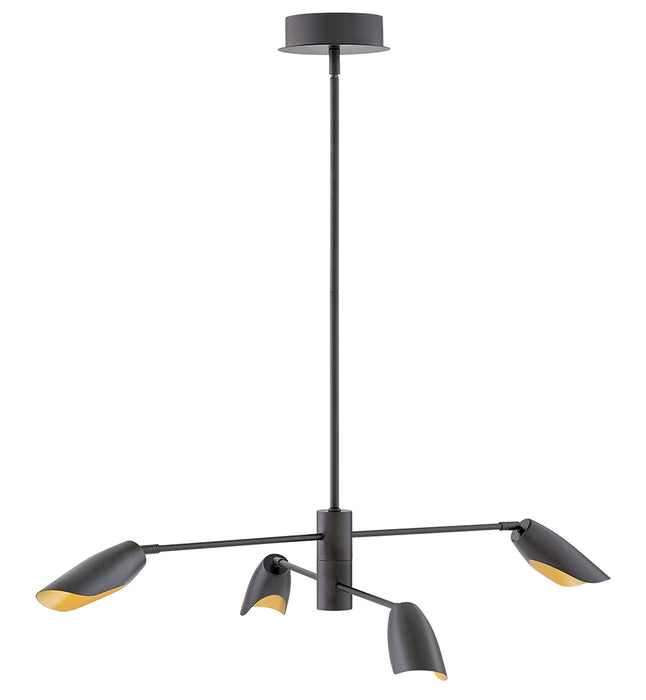 Bowery LED Chandelier in Black