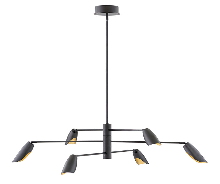 Bowery LED Chandelier in Black