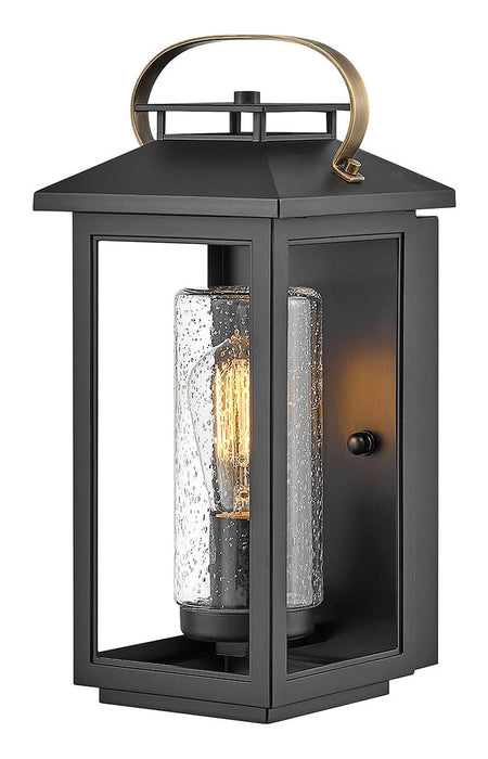 Atwater Small Wall Mount Lantern in Black