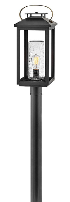 Atwater Medium Post or Pier Mount Lantern in Black