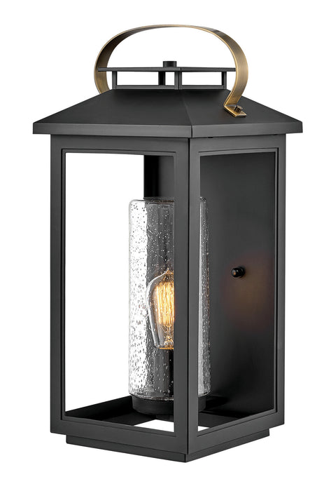 Atwater Large Outdoor Wall Mount Lantern in Black
