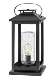 Atwater Outdoor Pier Mount Light in Black