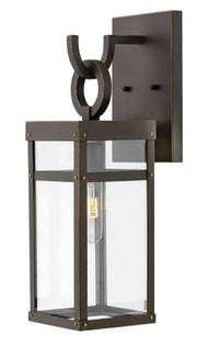 Porter Small Outdoor Wall Lantern in Oil Rubbed Bronze