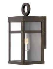 Porter Extra Small Outdoor Wall Lantern in Oil Rubbed Bronze