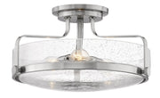 Harper 3-Light 18" Semi-Flush Mount in Brushed Nickel