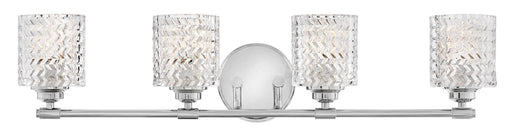 Elle Four Light Vanity in Chrome