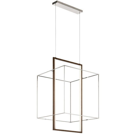 Viho LED Pendant in Polished Nickel