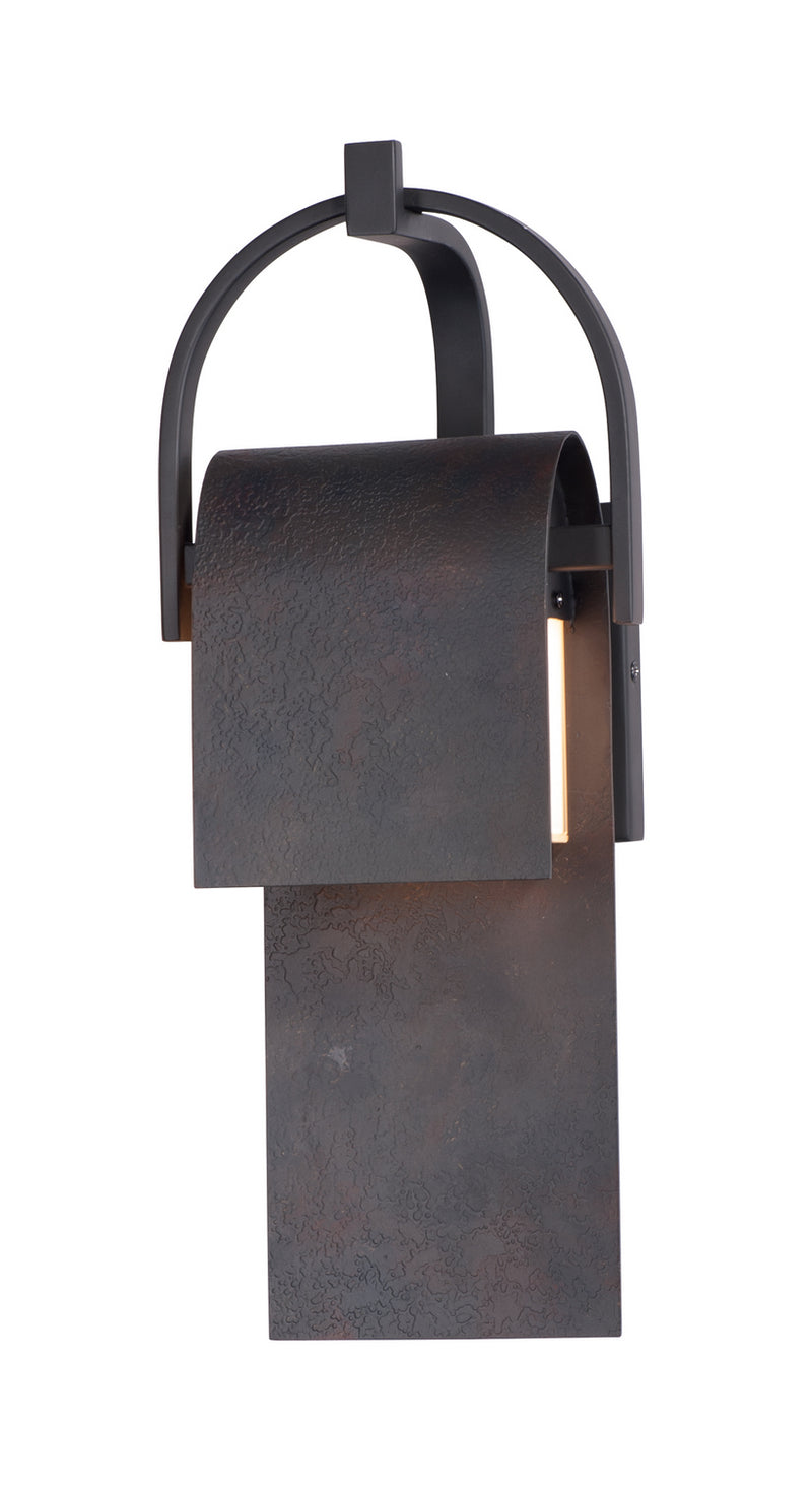 Laredo LED Outdoor Wall Sconce in Rustic Forge