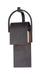 Laredo LED Outdoor Wall Sconce in Rustic Forge