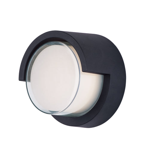 Eyebrow LED Outdoor Wall Sconce in Black