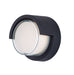 Eyebrow LED Outdoor Wall Sconce in Black