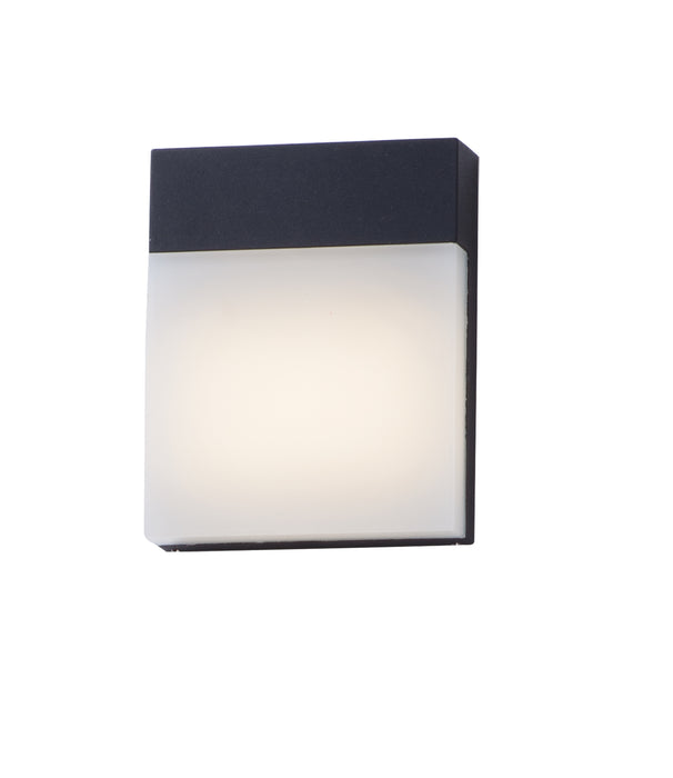 Eyebrow LED Outdoor Wall Sconce in Black