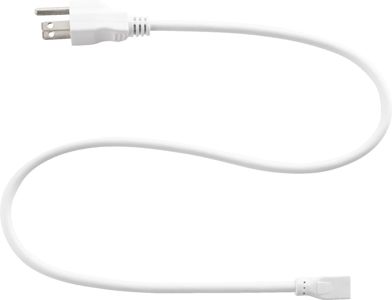 LED Under Cabinet 24" Power Cord in White