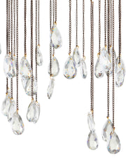 Fen Small Chandelier in Cupertino / Clear