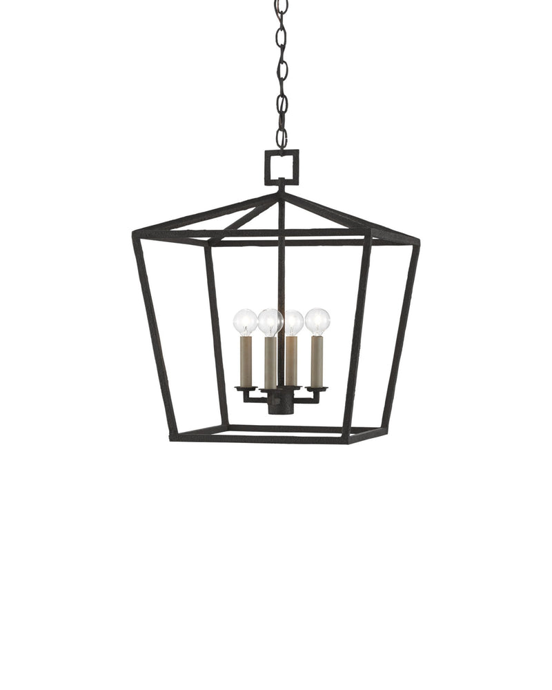 Denison Medium Lantern in Molé Black