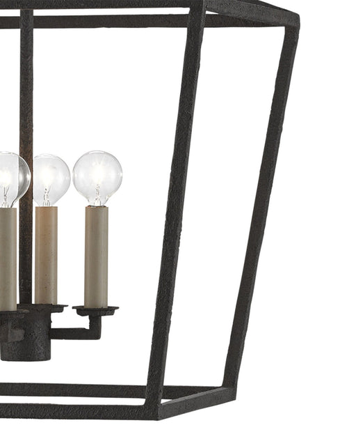 Denison Medium Lantern in Molé Black