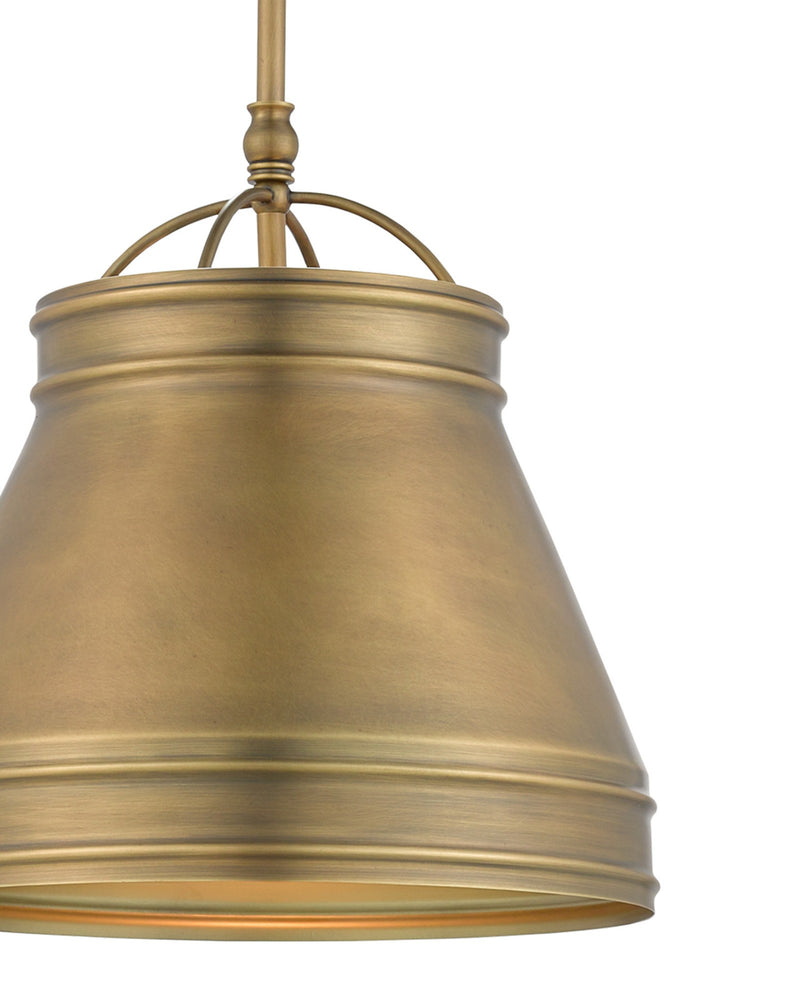 Lumley Pendant in Antique Brass