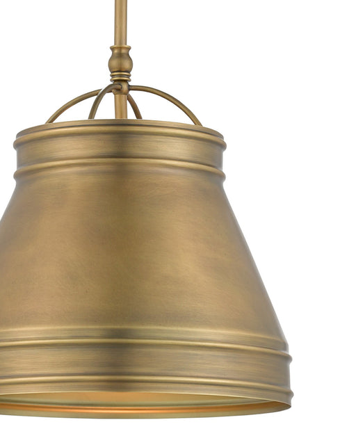 Lumley Pendant in Antique Brass