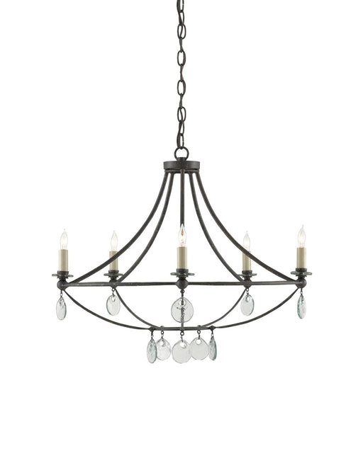 Novella 5-Light Small Chandelier in Mayfair / Clear