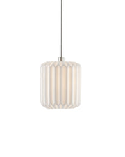 Dove Mini Pendant in White / Silver