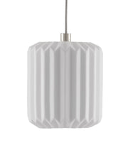 Dove Mini Pendant in White / Silver