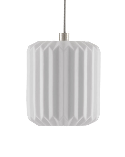 Dove Mini Pendant in White / Silver