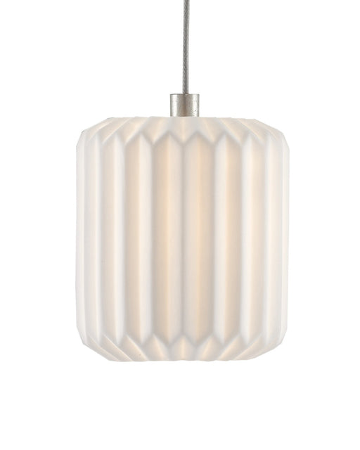 Dove 15-Light Linear Multi-Drop Pendant in White / Silver