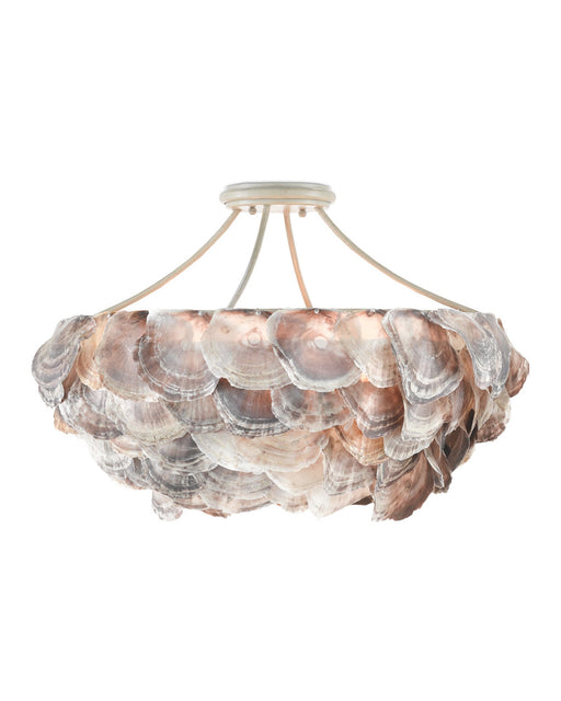 Seahouse Semi-Flush Mount in Natural / Smokewood