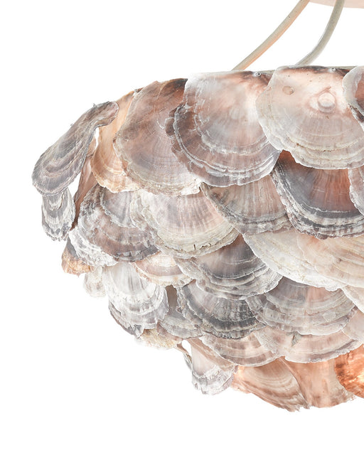 Seahouse Semi-Flush Mount in Natural / Smokewood