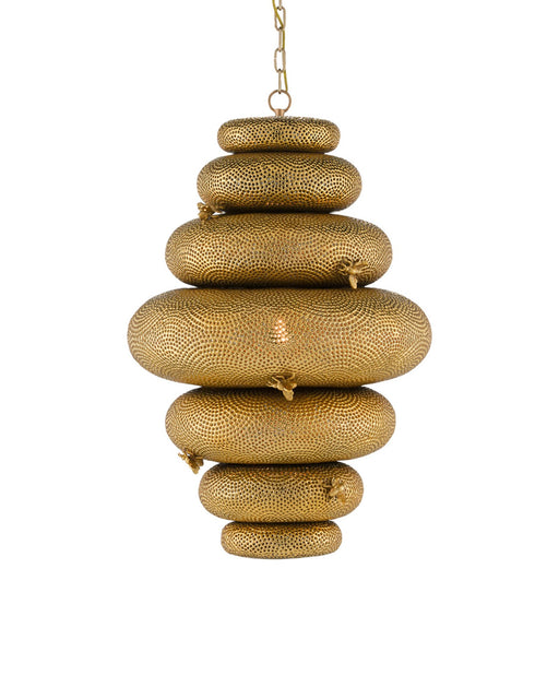 Bee My Honey Pendant in Antique Brass