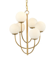 Sunnylands 6-Light Chandelier in Brass