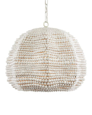 Octavia Medium Pendant in Whitewash / White