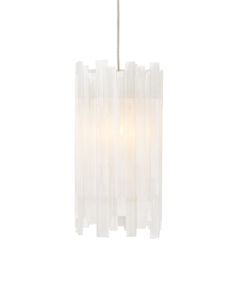 Escenia 3-Light Round Multi-Drop Pendant in Frosted White / Silver