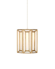 Daze Mini Pendant in White / Antique Brass / Silver