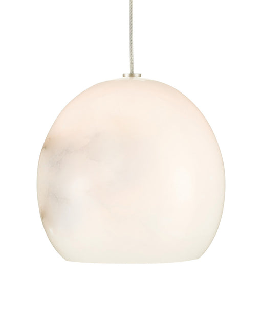 Lazio 3-Light Round Multi-Drop Pendant in White / Silver