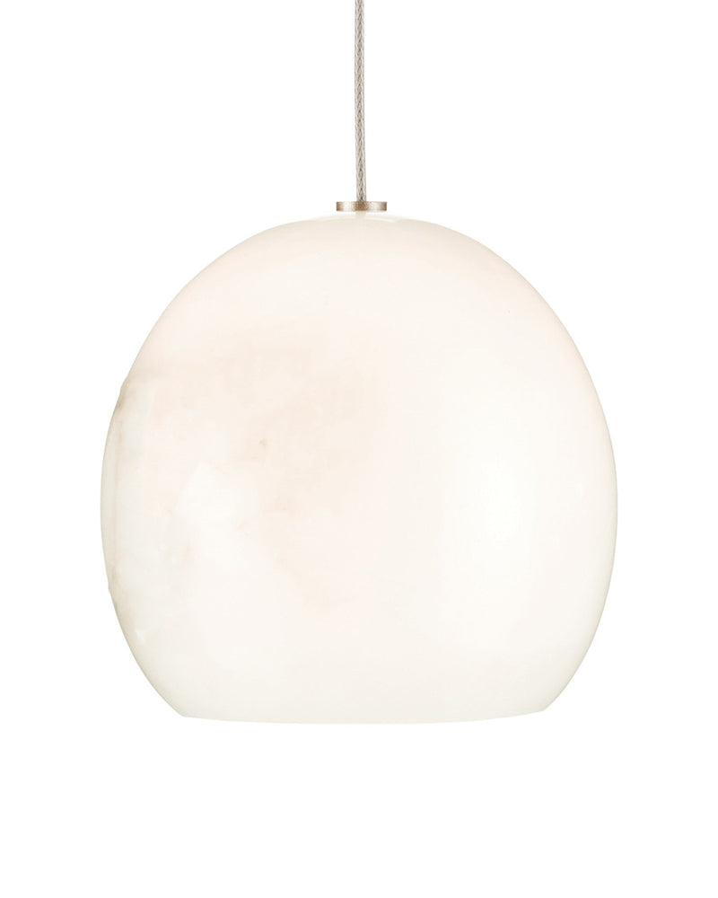 Lazio 15-Light Round Multi-Drop Pendant in White / Silver