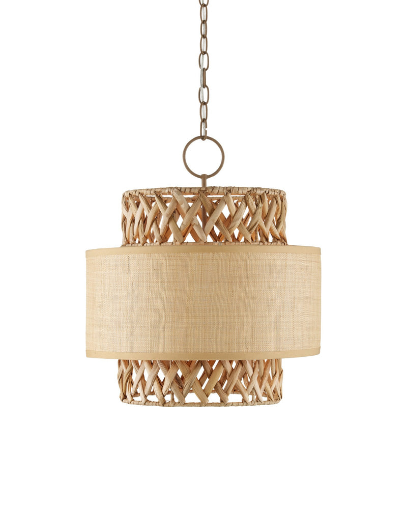 Isola 4-Light Pendant in Natural / Khaki