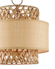 Isola 4-Light Pendant in Natural / Khaki
