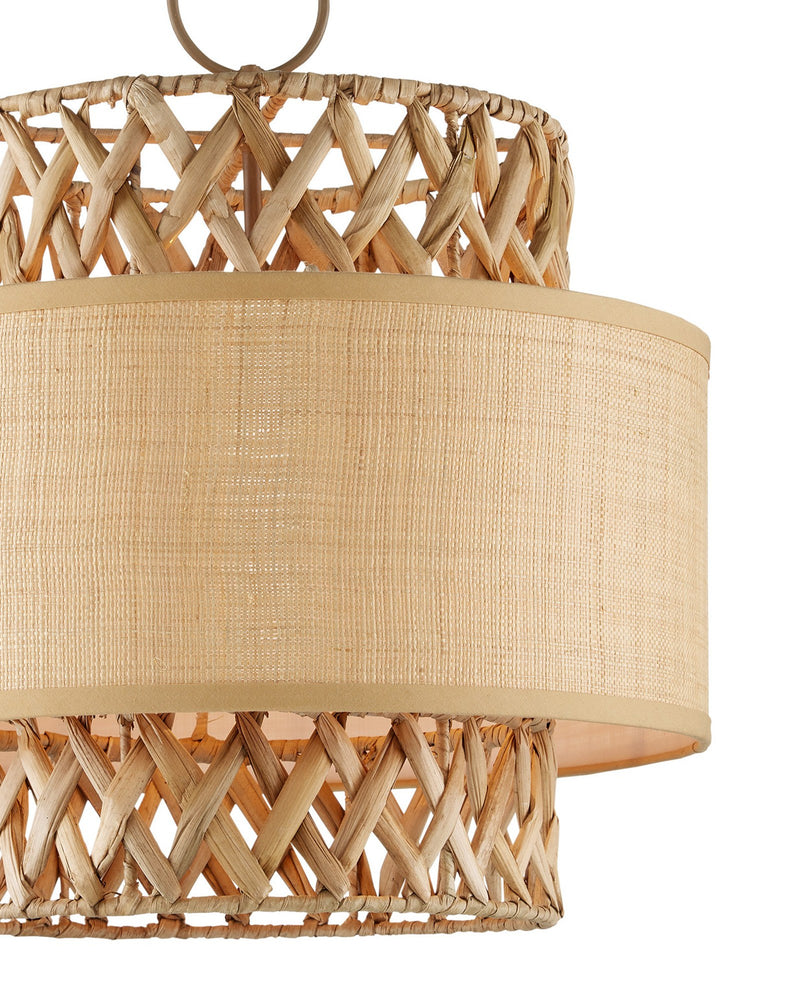 Isola 4-Light Pendant in Natural / Khaki