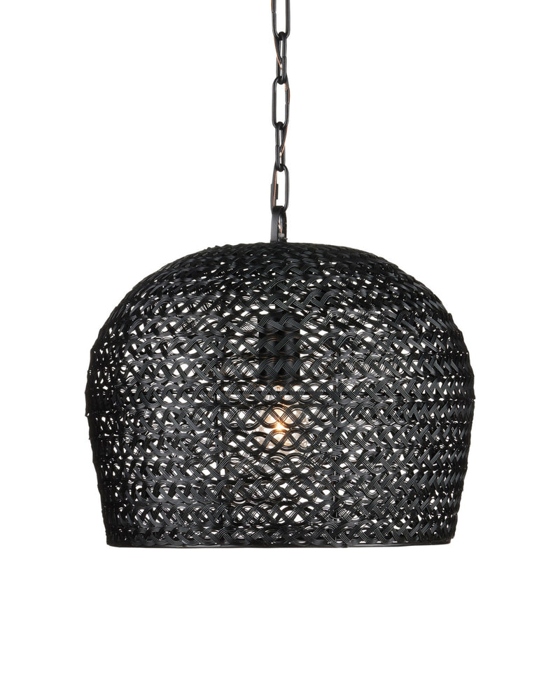 Piero Small Pendant in Satin Black