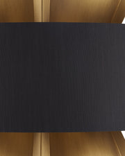 Oxenwood 6-Light Drum Pendant in Brass / Black