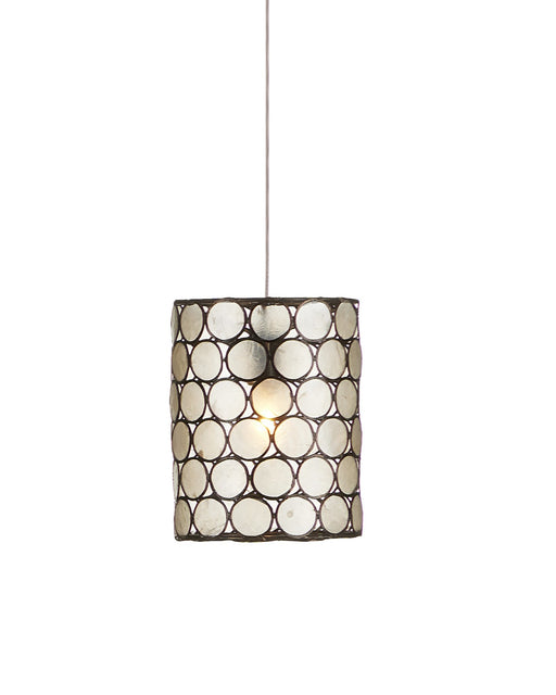 Regatta 1-Light Round Multi-Drop Pendant in Natural / Cupertino / Silver